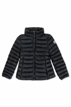 Moncler Enfant NAVY BLUE Down jacket with stand-up collar