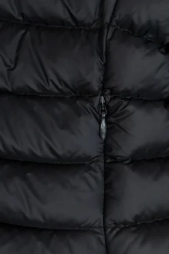Moncler Enfant NAVY BLUE Down jacket with stand-up collar