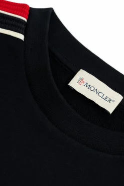 Moncler Enfant NAVY BLUE Sweatshirt with logo
