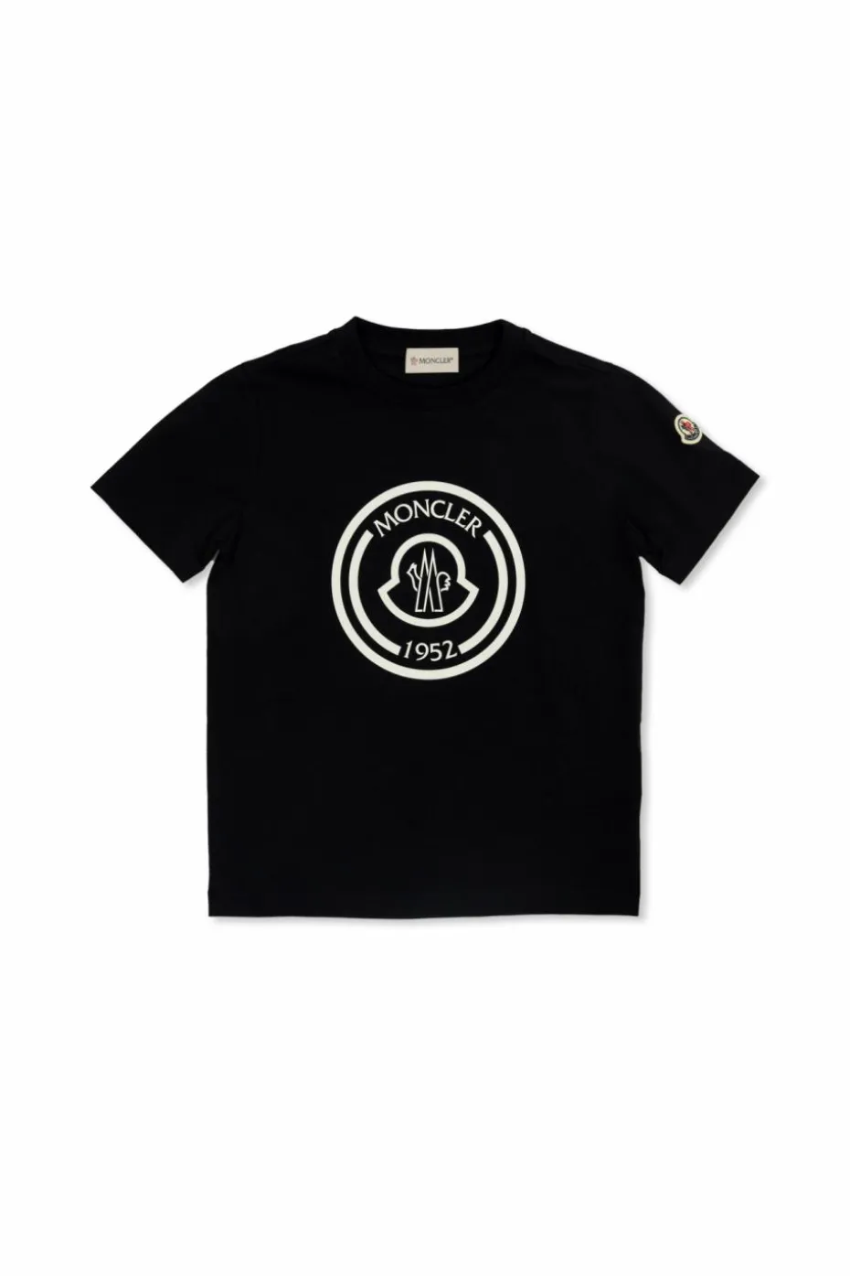 Moncler Enfant NAVY BLUE T-shirt with logo