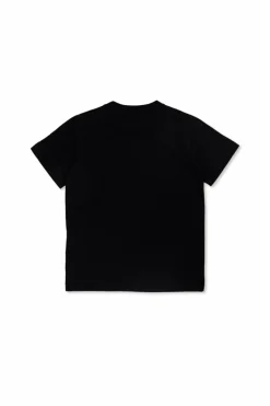 Moncler Enfant NAVY BLUE T-shirt with logo