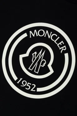 Moncler Enfant NAVY BLUE T-shirt with logo