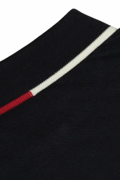Moncler Enfant NAVY BLUE Cotton polo