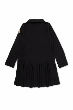 Moncler Enfant NAVY BLUE Polo collar dress