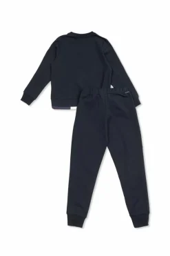 Moncler Enfant NAVY BLUE Set: Sweatshirt and Sweatpants