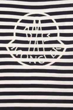 Moncler Enfant NAVY BLUE Striped T-shirt