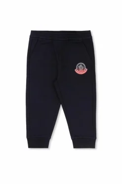 Moncler Enfant NAVY BLUE Sweatpants with logo
