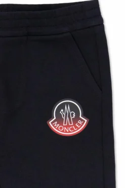Moncler Enfant NAVY BLUE Sweatpants with logo