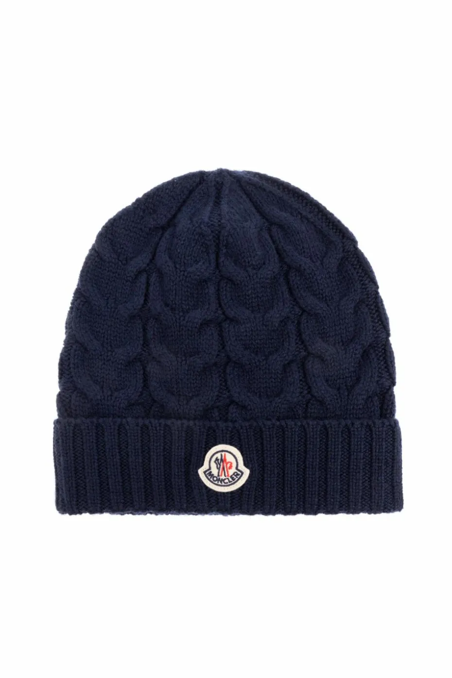Moncler Enfant NAVY BLUE Wool beanie
