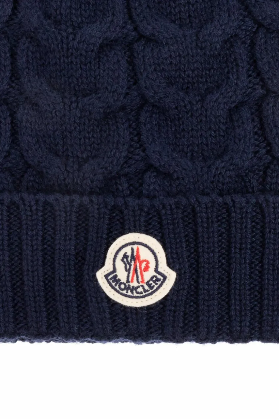 Moncler Enfant NAVY BLUE Wool beanie
