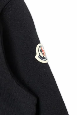 Moncler Enfant NAVY BLUE Sweatshirt with logo