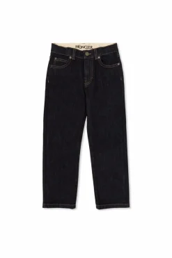 Moncler Enfant NAVY BLUE Straight-leg jeans