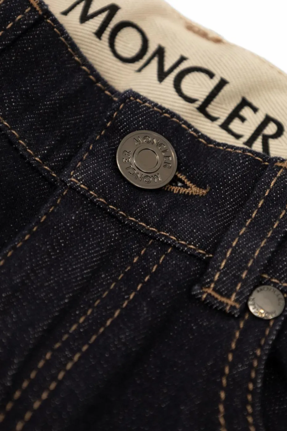 Moncler Enfant NAVY BLUE Straight-leg jeans