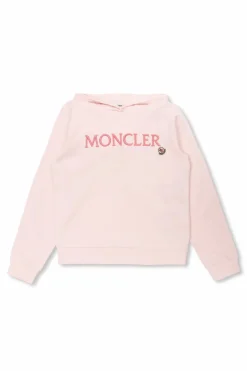 Moncler Enfant PINK Hoodie with logo