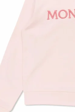 Moncler Enfant PINK Hoodie with logo