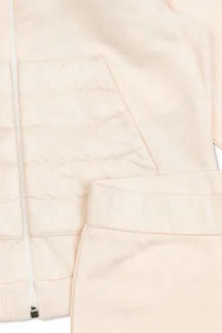 Moncler Enfant PINK Set: Sweatshirt and Sweatpants
