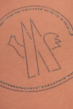 Moncler Enfant PINK Sweatshirt with logo