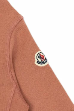 Moncler Enfant PINK Sweatshirt with logo