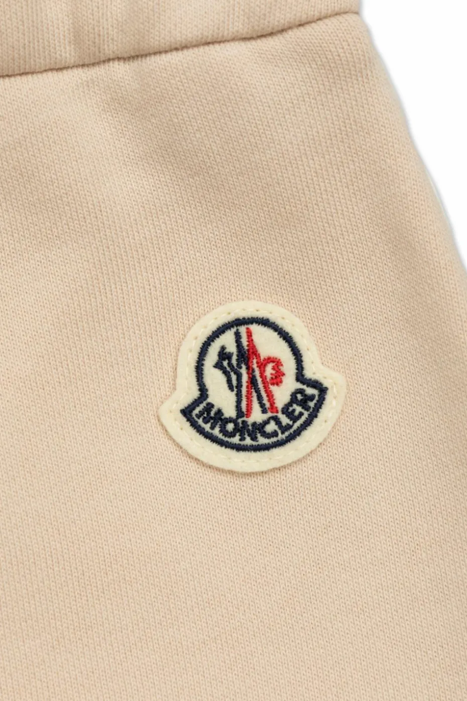 Moncler Enfant PINK Sweatpants with logo.