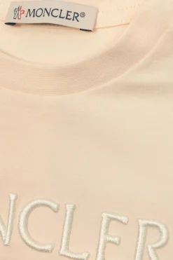 Moncler Enfant PINK T-shirt with logo