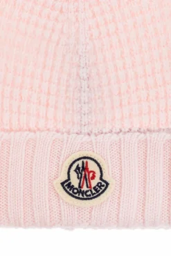 Moncler Enfant PINK Wool beanie