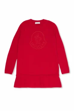 Moncler Enfant RED Wool dress