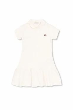 Moncler Enfant WHITE Polo dress