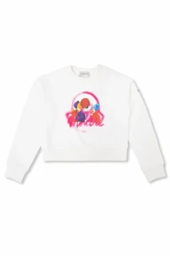 Moncler Enfant WHITE Printed sweatshirt