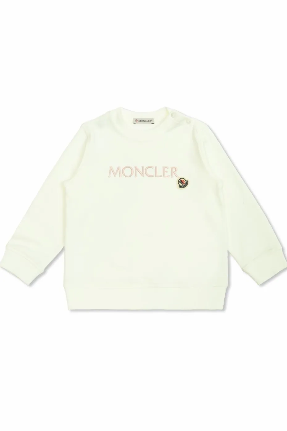 Moncler Enfant WHITE Sweatshirt with logo