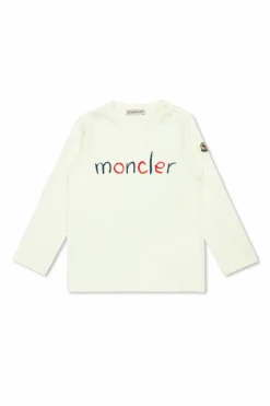 Moncler Enfant WHITE T-shirt with logo
