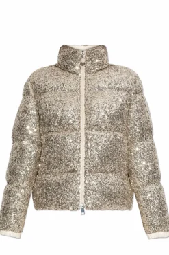Moncler GOLD Sequined down jacket Anternes by Moncler
