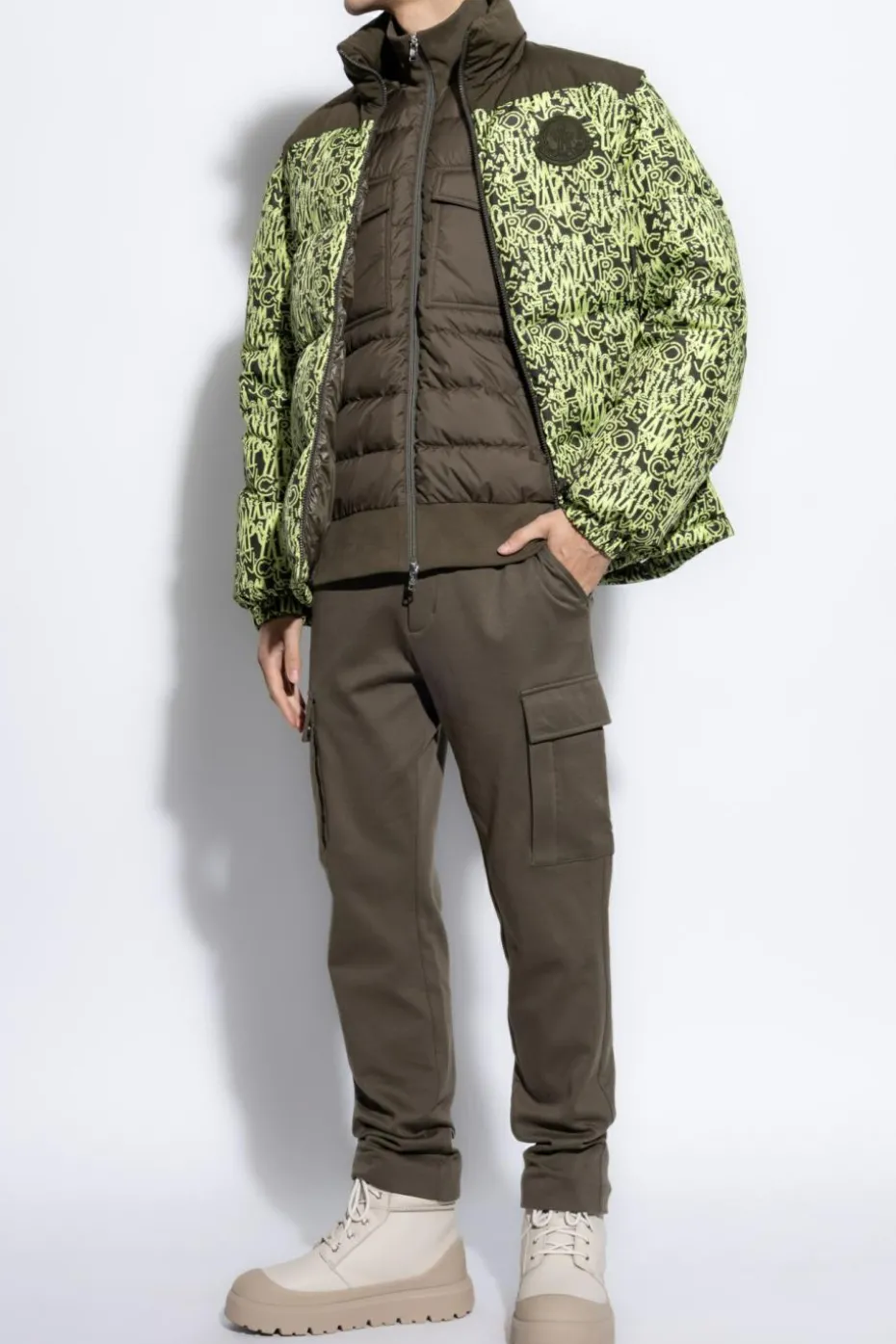 Moncler GREEN Down jacket Chubasco
