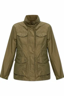 Moncler GREEN ‘Ilo’ hooded jacket