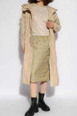 Moncler GREEN Quilted skirt
