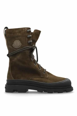 Moncler GREEN Suede shoes "Vera"