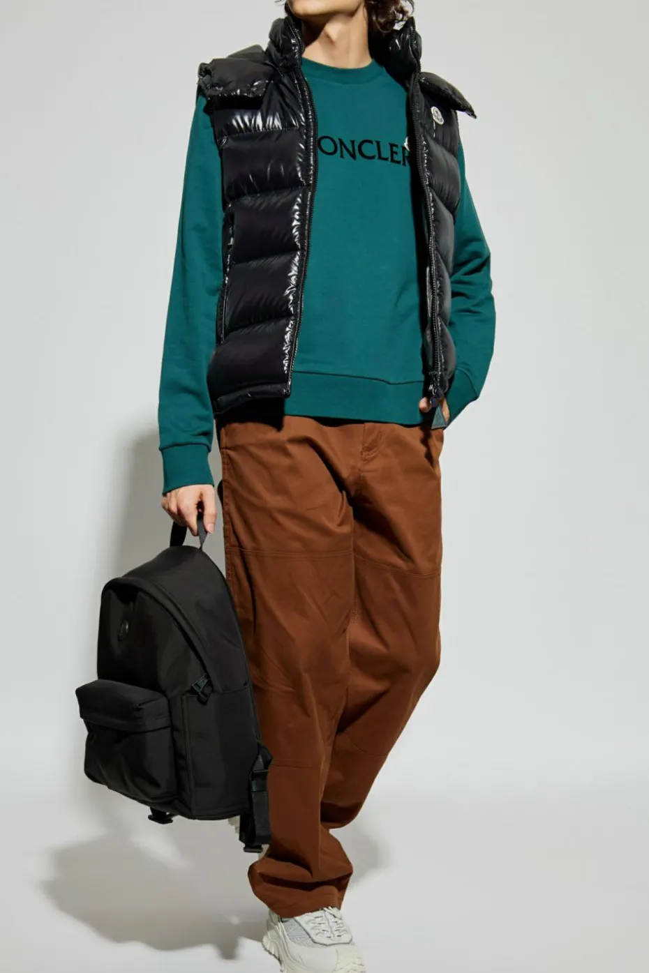 Moncler GREEN Sweatshirt with logo