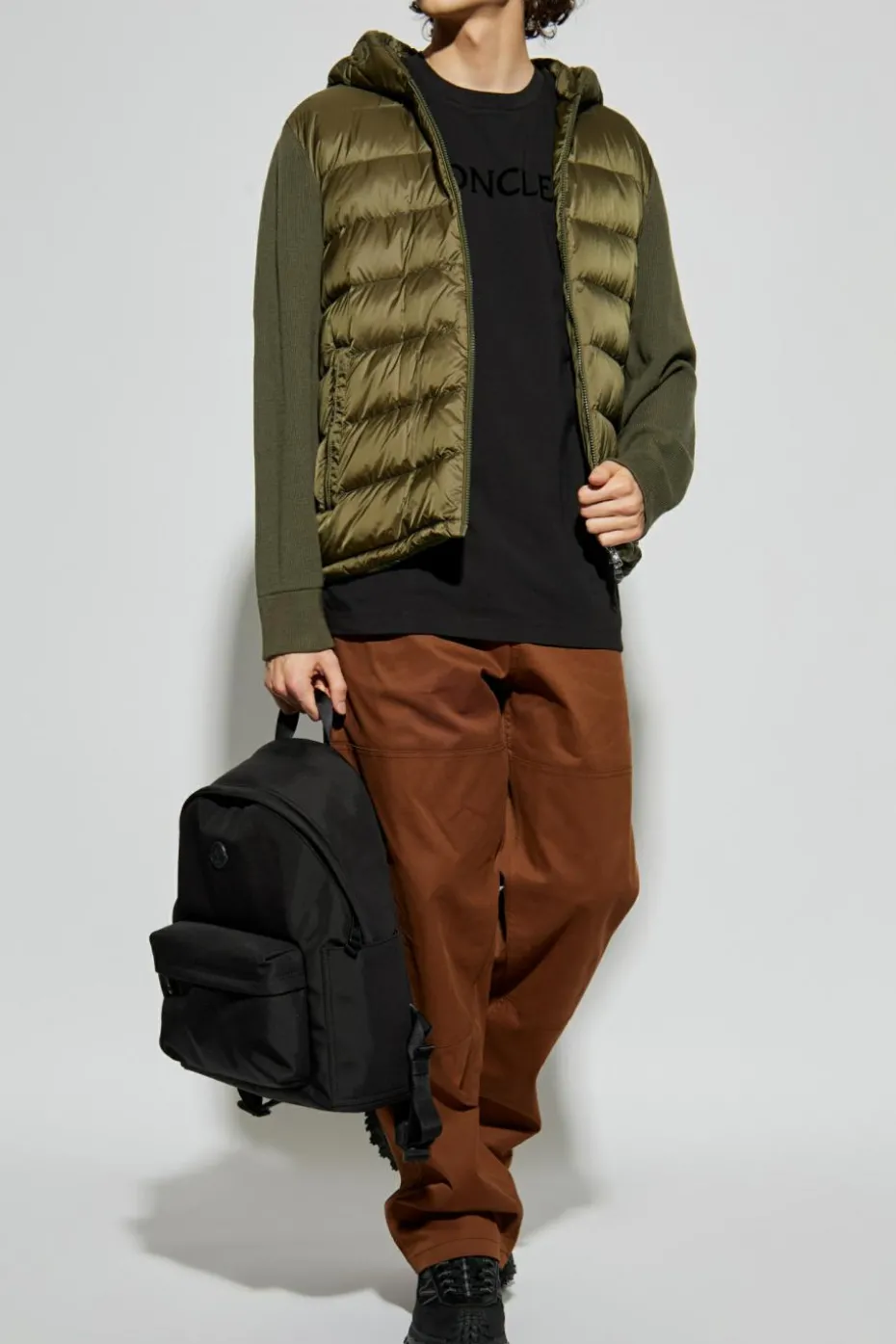 Moncler GREEN Wool cardigan