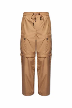 Moncler Grenoble beige Trousers with detachable legs
