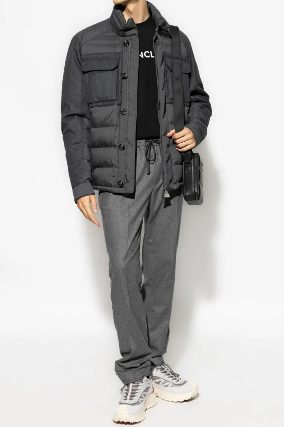 Moncler GREY Down Jacket 'Vallanta'