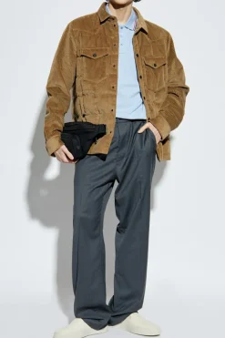 Moncler GREY Wool pants