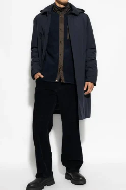 Moncler NAVY BLUE Coat Larezila
