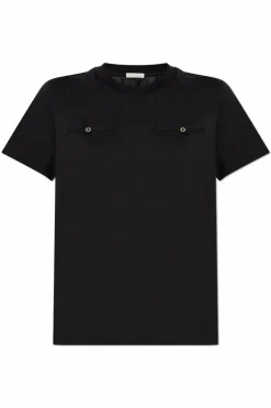 Moncler NAVY BLUE Cotton T-shirt