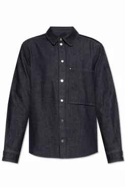 Moncler NAVY BLUE Denim shirt