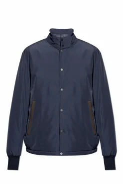 Moncler NAVY BLUE Down jacket "Lanques"