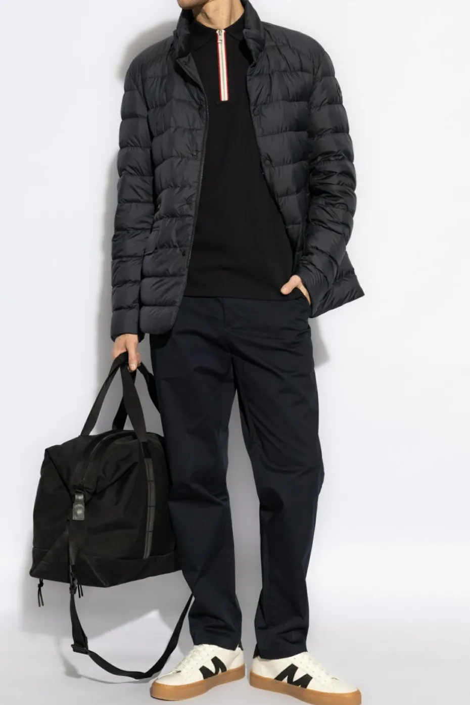 Moncler NAVY BLUE Down jacket Carrelet