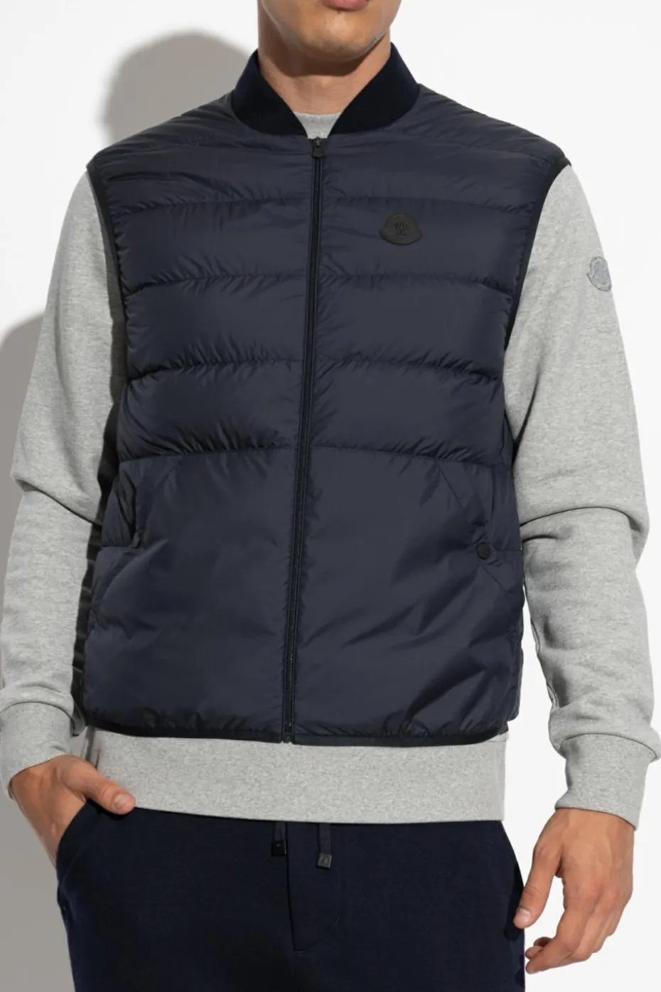 Moncler NAVY BLUE "Epinla" bomber jacket