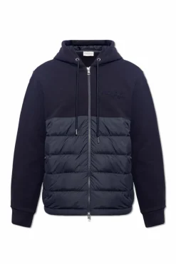 Moncler NAVY BLUE Hoodie with logo