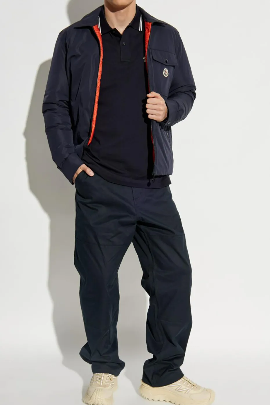 Moncler NAVY BLUE Jacket `Vigeon`