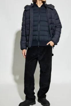 Moncler NAVY BLUE "Montbrocq" down jacket
