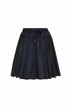 Moncler NAVY BLUE Pleated skirt